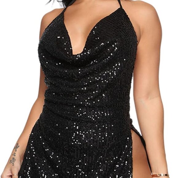 Mini Black Dress - Small - Picture 2 of 4